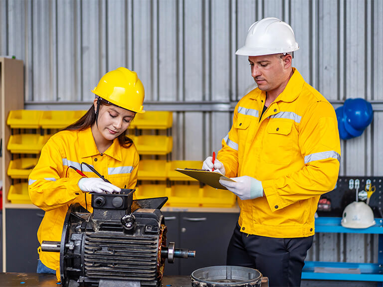 Electrical testing equipment used for standardized testing across industrial sites
